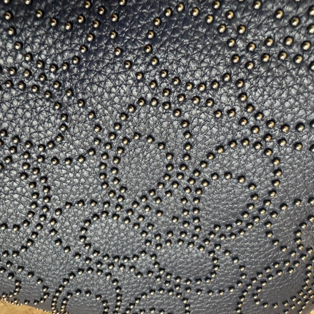 $550 COACH LAUREL SHOULDER BAG WITH SIGNATURE RIVETS PURSE NWT - Picture 9 of 9